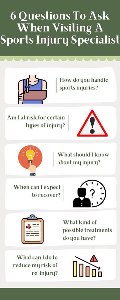 6 Questions To Ask When Visiting A Sports Injury Specialist