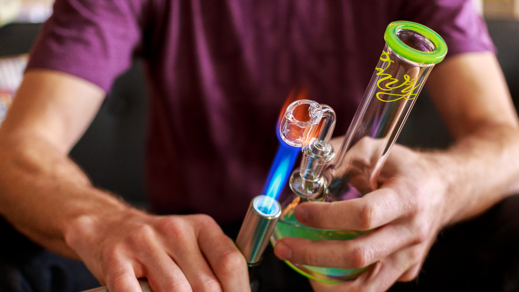 What is the advantage of using a dab torch