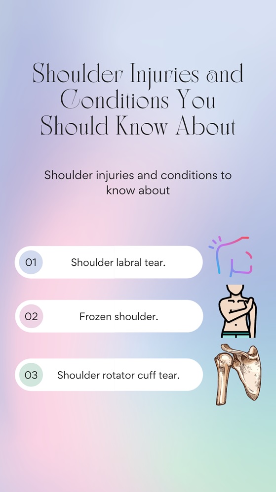 <strong>Shoulder Injuries and Conditions You Should Know</strong>